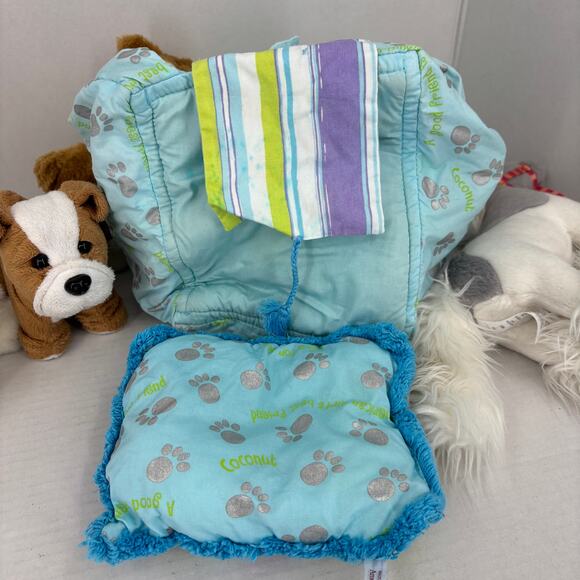 American Girl Plush Pets Bundle Shetland Pony Dogs Carrier Pillow Bulldog Corgi - Picture 8 of 12